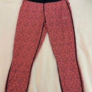 Nike Pink and Black Patterned Leggings